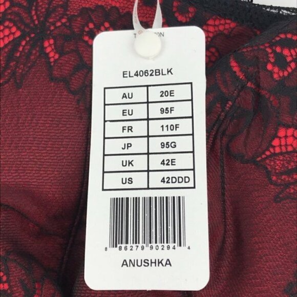 Elomi Anushka Underwire Babydoll Chemise Lingerie UK 42E US 42DDD EL4062 - Picture 11 of 15